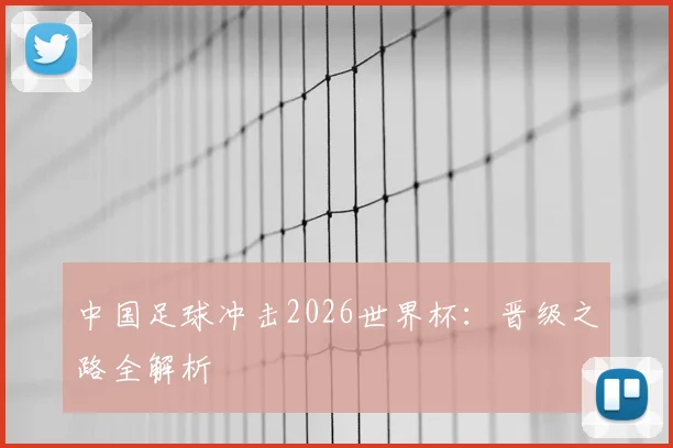 中国足球冲击2026世界杯:晋级之路全解析